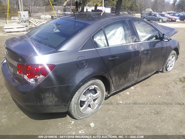 1G1PE5S97B7239010 - 2011 CHEVROLET CRUZE LT GRAY photo 4