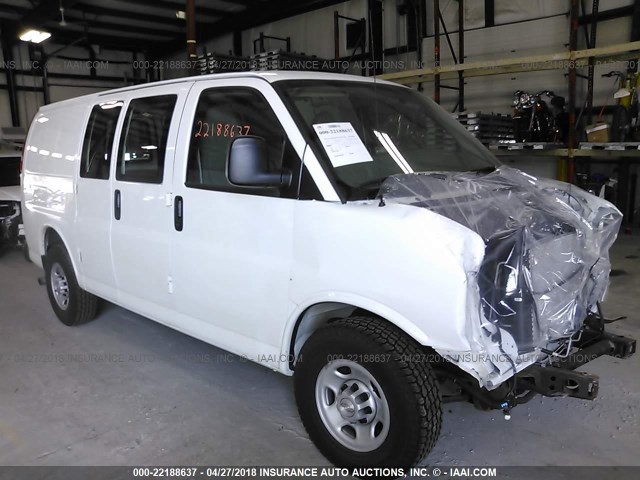 1GCWGFCF7F1283394 - 2015 CHEVROLET EXPRESS G2500  WHITE photo 1