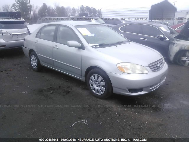 2T1BR32E74C285087 - 2004 TOYOTA COROLLA CE/LE/S GRAY photo 1