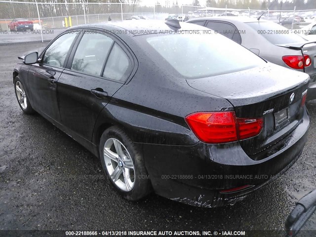 WBA3C3C53EP660817 - 2014 BMW 320 I/XDRIVE BLACK photo 3