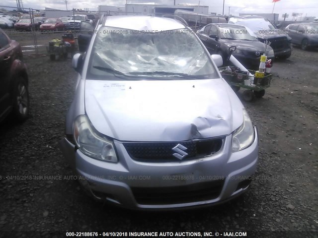 JS2YA5A34A6300473 - 2010 SUZUKI SX4 SILVER photo 6