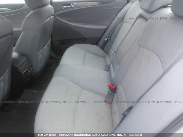 KMHEC4A41CA042757 - 2012 HYUNDAI SONATA HYBRID SILVER photo 8