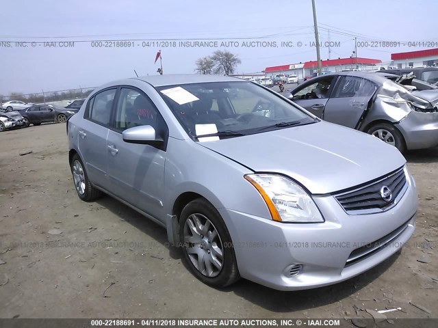 3N1AB6AP6AL638497 - 2010 NISSAN SENTRA 2.0/2.0S/SR/2.0SL SILVER photo 1