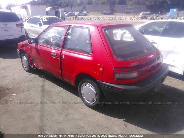 JM1BG2324L0185350 - 1990 MAZDA 323 SE RED photo 3