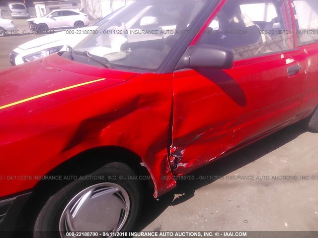 JM1BG2324L0185350 - 1990 MAZDA 323 SE RED photo 6