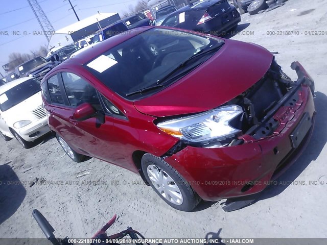 3N1CE2CP2EL425932 - 2014 NISSAN VERSA NOTE S/S PLUS/SV/SL RED photo 1