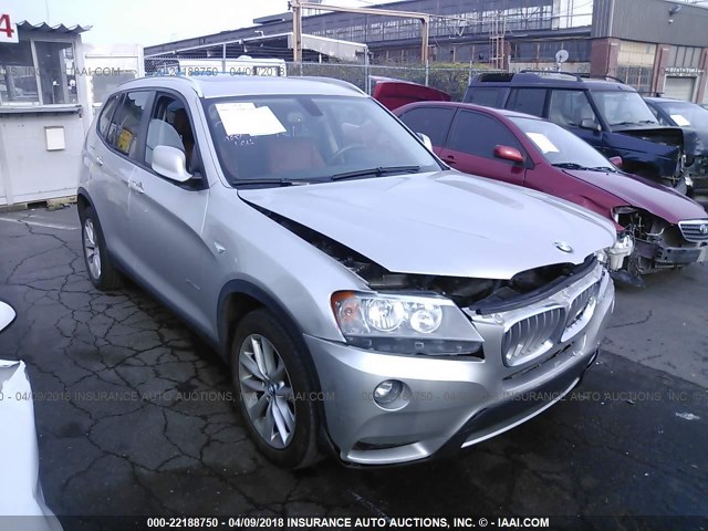 5UXWX9C53E0D35215 - 2014 BMW X3 XDRIVE28I TAN photo 1