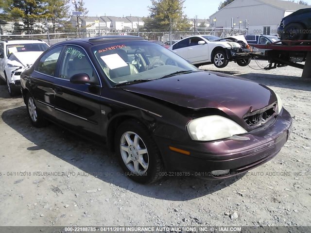 1MEFM55S9YG645611 - 2000 MERCURY SABLE LS PREMIUM MAROON photo 1