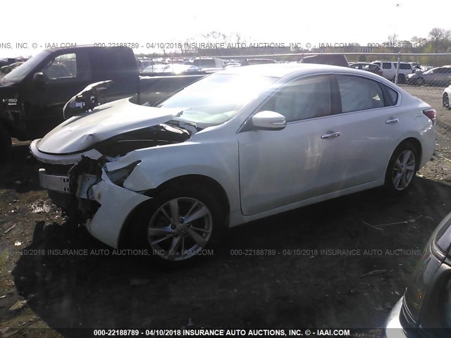 1N4AL3AP2DC116920 - 2013 NISSAN ALTIMA 2.5/S/SV/SL WHITE photo 2