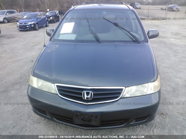 5FNRL18963B078229 - 2003 HONDA ODYSSEY EXL ნაცრისფერი ფოტო 6