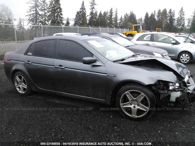 19UUA66284A058451 - 2004 ACURA TL GRAY photo 1