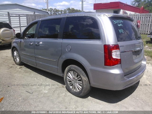 2C4RC1GG1DR684334 - 2013 CHRYSLER TOWN & COUNTRY LIMITED SILVER photo 3