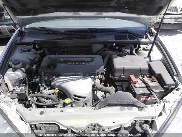 4T1BE32K55U099100 - 2005 TOYOTA CAMRY LE/XLE/SE 银色 照片 10