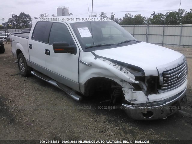 1FTFW1EF1BFC84718 - 2011 FORD F150 SUPERCREW WHITE photo 1