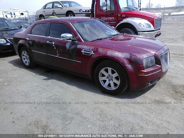 2C3KA53G87H632864 - 2007 CHRYSLER 300 TOURING BURGUNDY photo 1