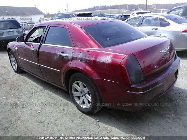 2C3KA53G87H632864 - 2007 CHRYSLER 300 TOURING BURGUNDY photo 3