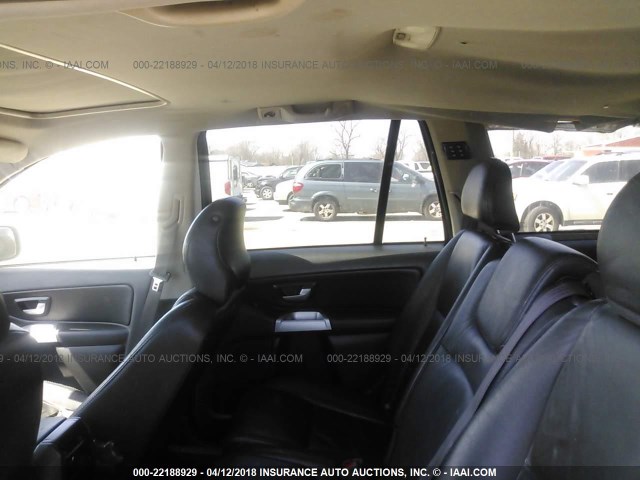 YV1CZ59H541044904 - 2004 VOLVO XC90 BLACK photo 8