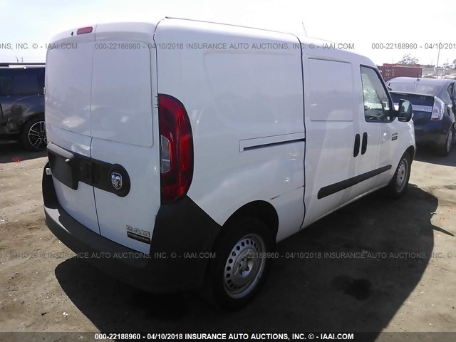 ZFBERFAT9G6C83132 - 2016 RAM PROMASTER CITY  WHITE photo 4