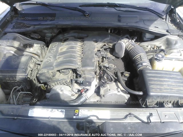 2B3KA33V79H532368 - 2009 DODGE CHARGER SXT GRAY photo 10