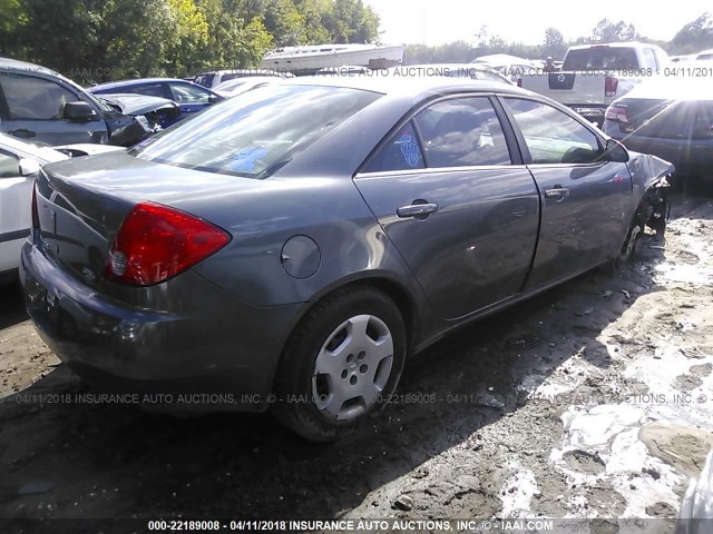 1G2ZF57B884221123 - 2008 PONTIAC G6 VALUE LEADER/BASE GRAY photo 4