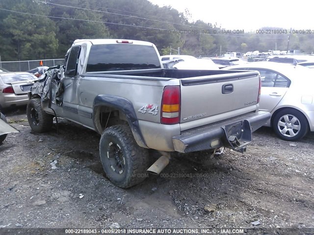 1GCGK29U4XZ120013 - 1999 CHEVROLET SILVERADO K2500 GRAY photo 3