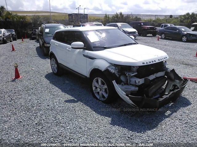 SALVN2BG6DH733831 - 2013 LAND ROVER RANGE ROVER EVOQU PURE WHITE photo 1