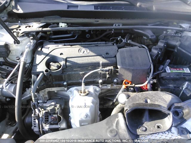 19UUB1F34FA008173 - 2015 ACURA TLX WHITE photo 10