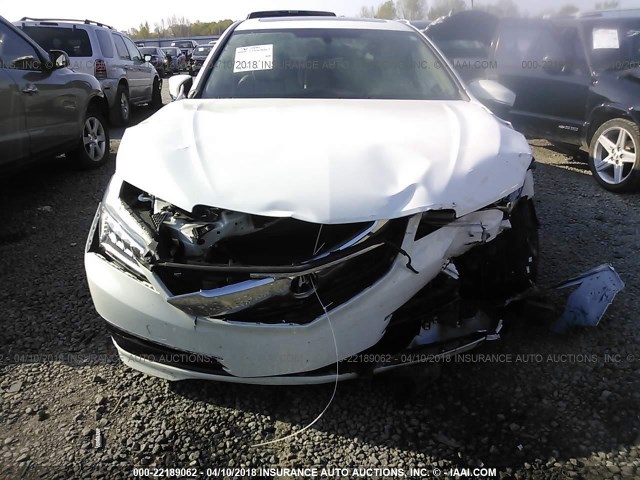 19UUB1F34FA008173 - 2015 ACURA TLX WHITE photo 6