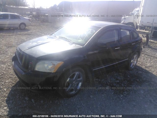 1B3HB78K17D197163 - 2007 DODGE CALIBER R/T BLACK photo 2