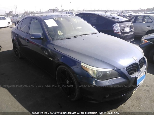 WBANB33515B114946 - 2005 BMW 545 I Dark Blue photo 1