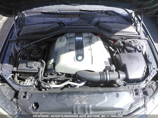 WBANB33515B114946 - 2005 BMW 545 I Dark Blue photo 10