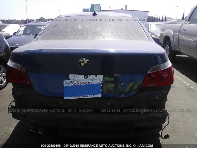 WBANB33515B114946 - 2005 BMW 545 I Dark Blue photo 6