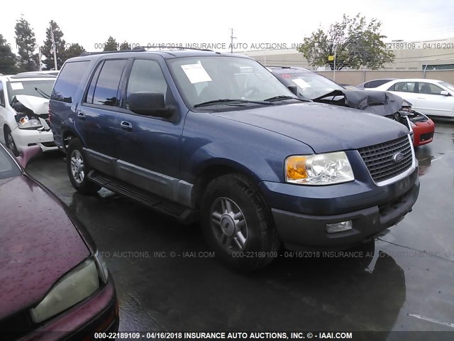 1FMPU16L24LB73772 - 2004 FORD EXPEDITION XLT Blau Foto 1