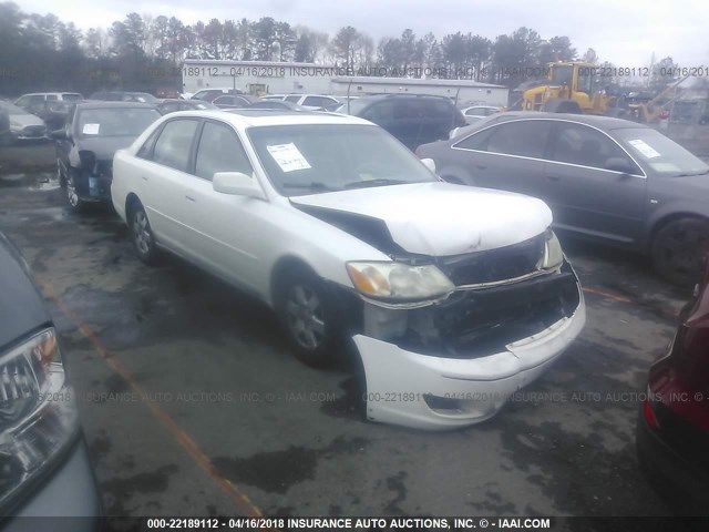 4T1BF28B21U127783 - 2001 TOYOTA AVALON XL/XLS WHITE photo 1