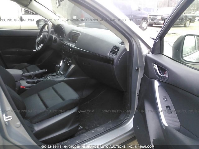 JM3KE4CE9D0169097 - 2013 MAZDA CX-5 TOURING SILVER photo 5