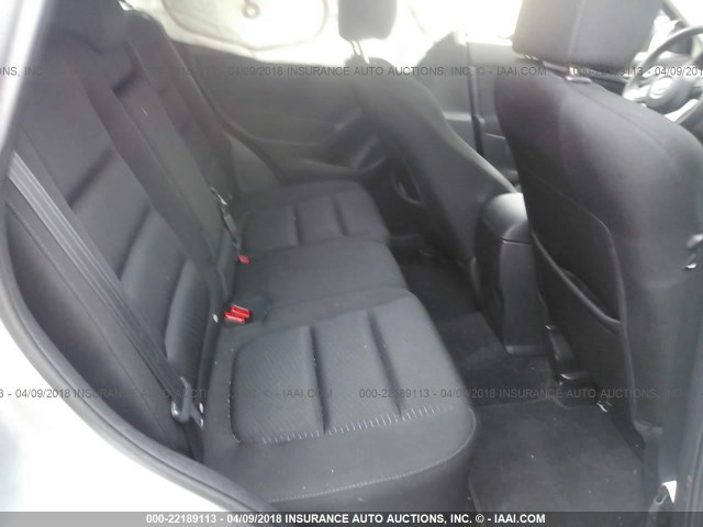 JM3KE4CE9D0169097 - 2013 MAZDA CX-5 TOURING SILVER photo 8