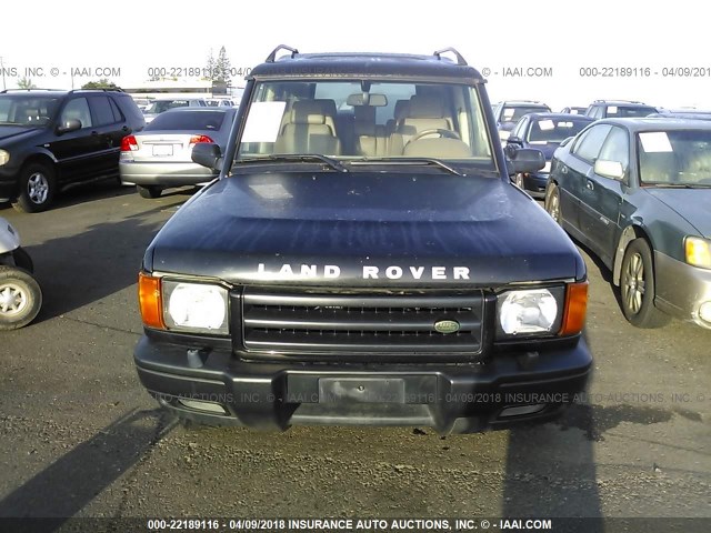 SALTY124X2A753343 - 2002 LAND ROVER DISCOVERY II SE BLACK photo 6