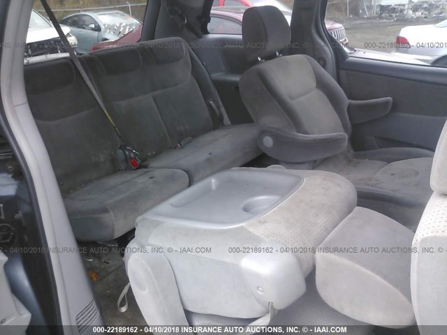 5TDJK4CC5AS033392 - 2010 TOYOTA SIENNA LE BLUE photo 8