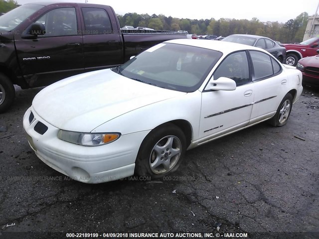 1G2WK52J51F129572 - 2001 PONTIAC GRAND PRIX SE WHITE photo 2