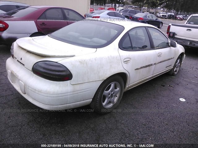 1G2WK52J51F129572 - 2001 PONTIAC GRAND PRIX SE WHITE photo 4