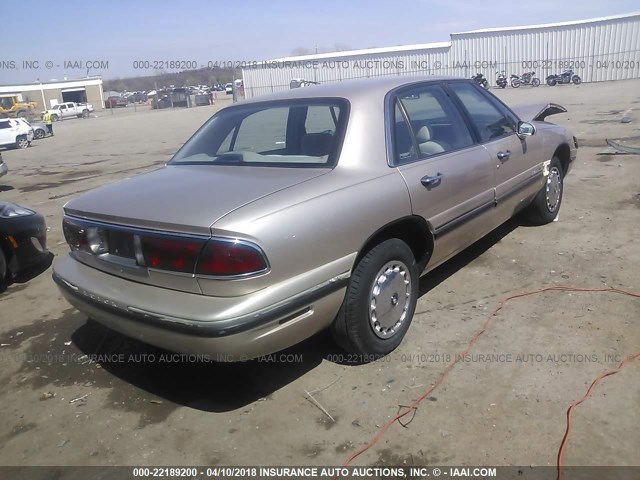 1G4HP52K4XH460425 - 1999 BUICK LESABRE CUSTOM GOLD photo 4