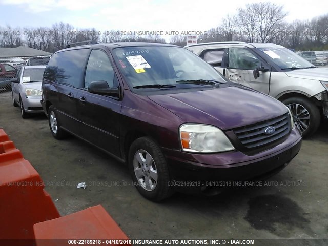 2FMZA51626BA25652 - 2006 FORD FREESTAR SE MAROON photo 1