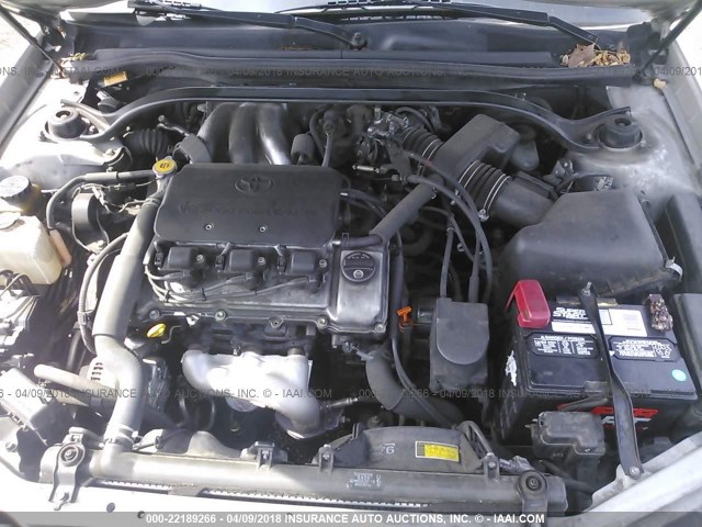 2T1CF28P1YC344818 - 2000 TOYOTA CAMRY SOLARA SE/SLE ვერცხლისფერი ფოტო 10