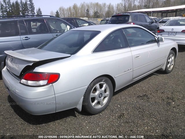 2T1CF28P1YC344818 - 2000 TOYOTA CAMRY SOLARA SE/SLE ვერცხლისფერი ფოტო 4