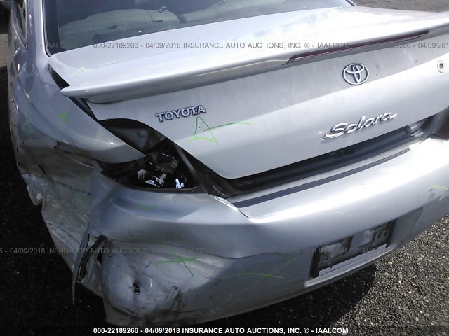 2T1CF28P1YC344818 - 2000 TOYOTA CAMRY SOLARA SE/SLE ვერცხლისფერი ფოტო 6