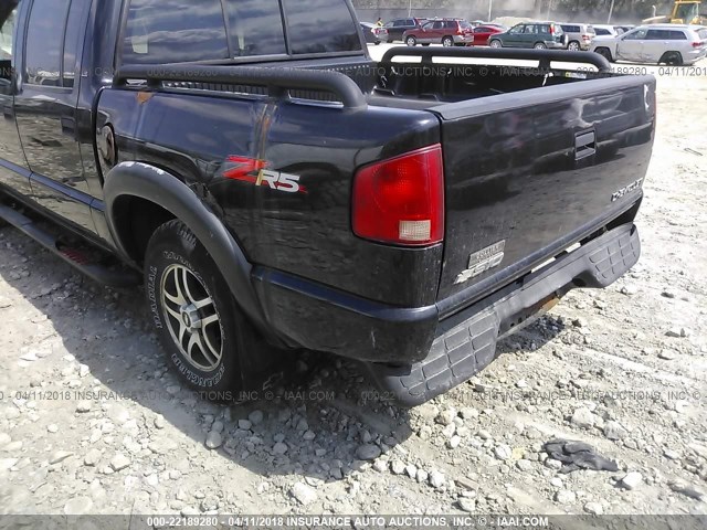 1GCDT13X73K143690 - 2003 CHEVROLET S TRUCK S10 BLACK photo 6