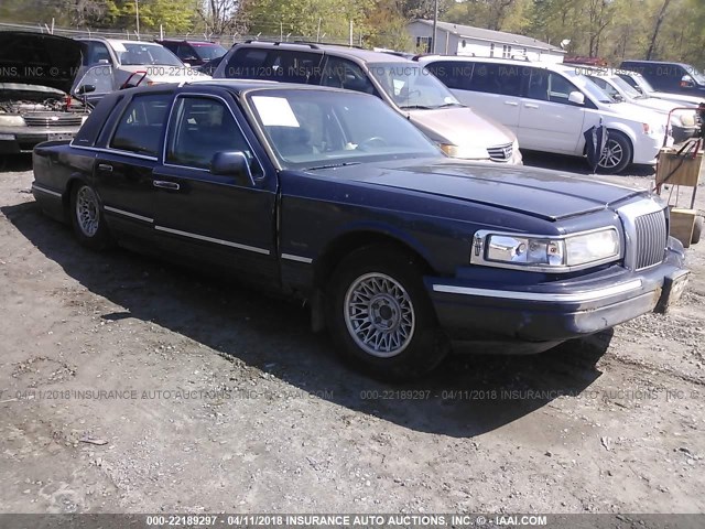1LNLM81W2VY654151 - 1997 LINCOLN TOWN CAR EXECUTIVE BLUE photo 1