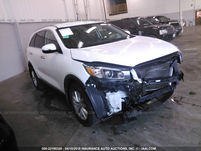 5XYPGDA35GG034319 - 2016 KIA SORENTO LX/L WHITE photo 1