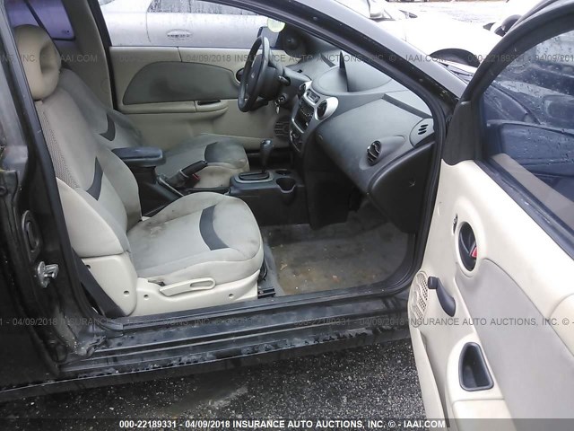 1G8AN12F14Z190044 - 2004 SATURN ION LEVEL 2 BLACK photo 5