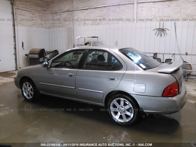 3N1CB51D06L562176 - 2006 NISSAN SENTRA 1.8/1.8S SILVER photo 3